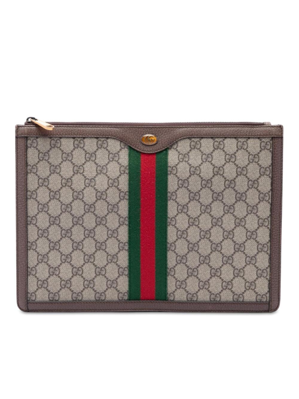 Gucci Gg Supreme Web Ophidia Clutch #347876G62B